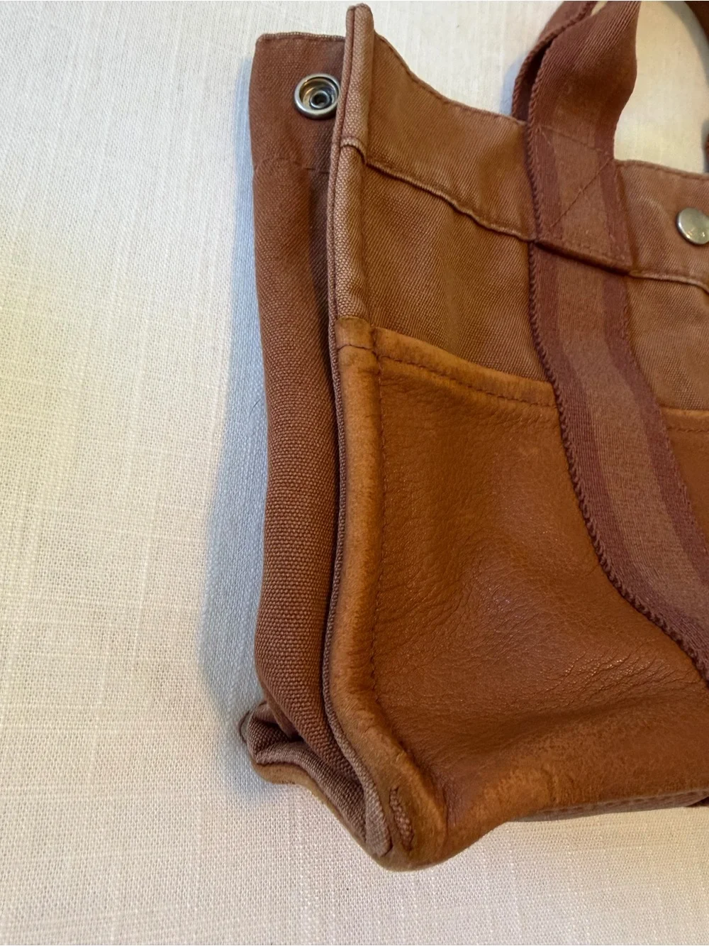 Hermes Toile H & Clemence Fourre-tout pm